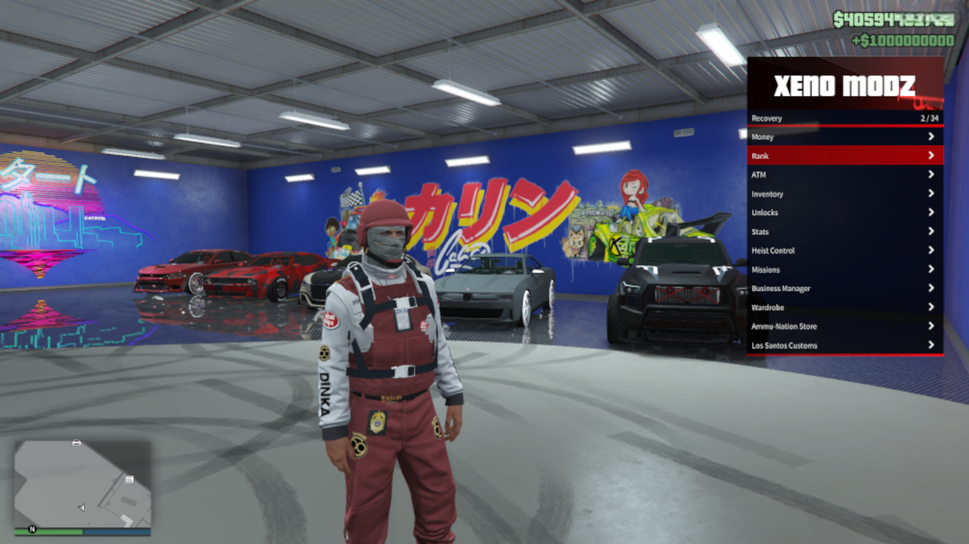 Zexomodz Mod Menu In-Game